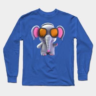 Polyfante cool-Design of a cool elephant Long Sleeve T-Shirt